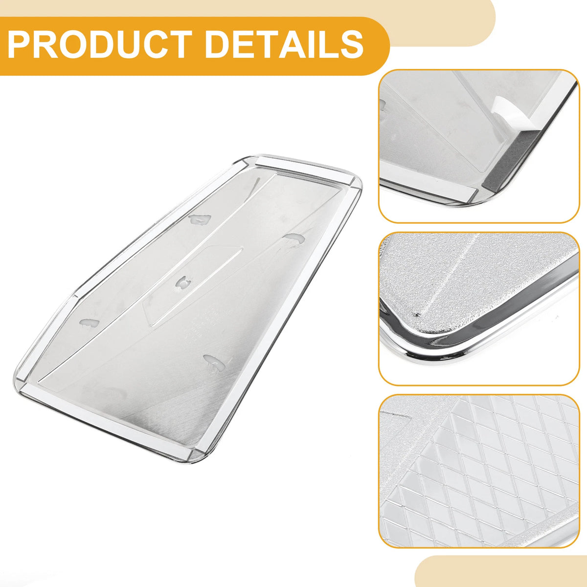 Fuel Tank Door Cap for Isuzu D-MAX 2023-2025 Chrome Silver Tone