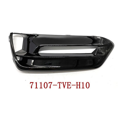 Gloss Black Bumper Bezels Fog Light Covers for Honda Accord (2018-2020)