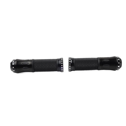 7/8" Black Handlebar Grips for Honda, Yamaha, Suzuki