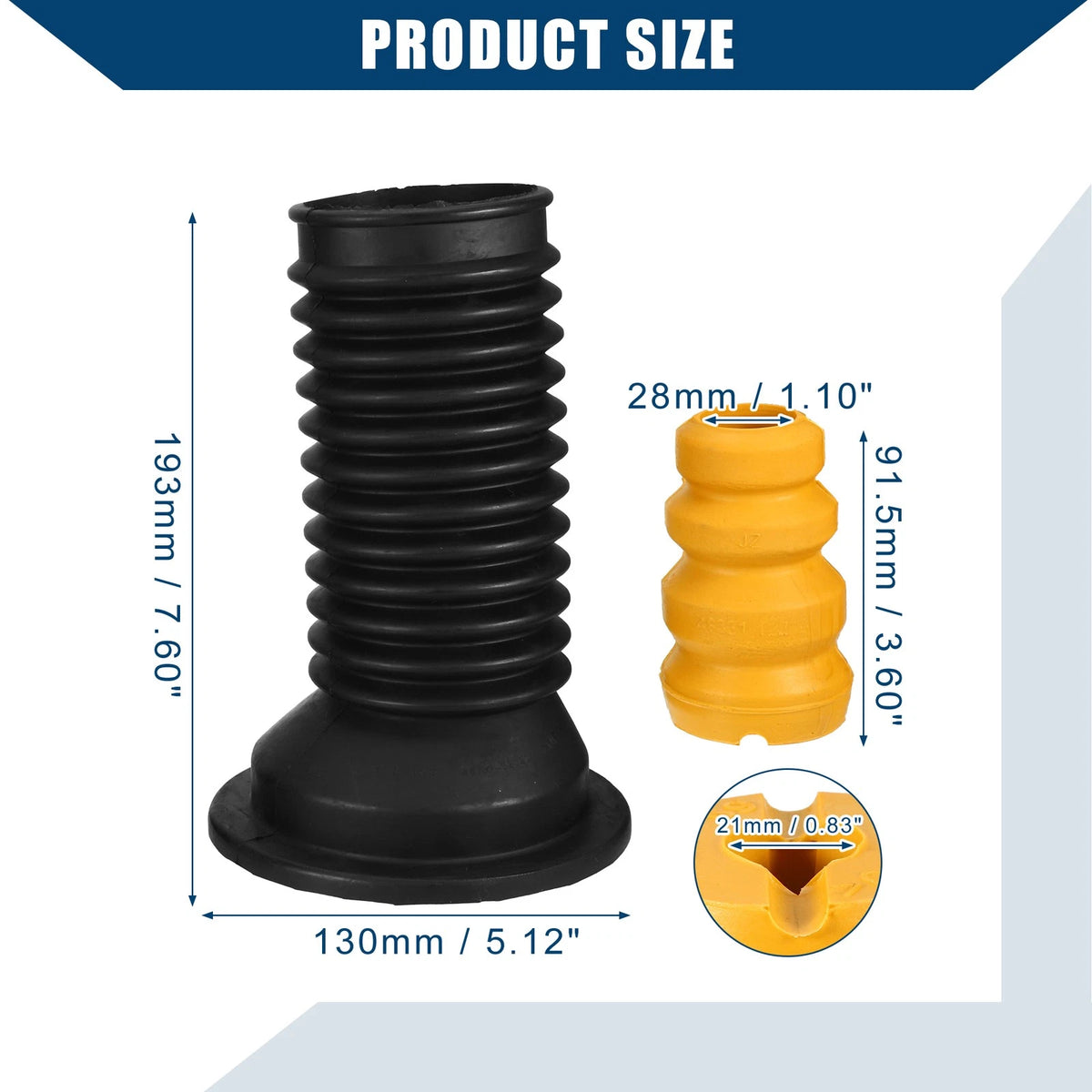 Strut Bumper Bump Stop with Dust Cover for Toyota Matrix (2003-2014)