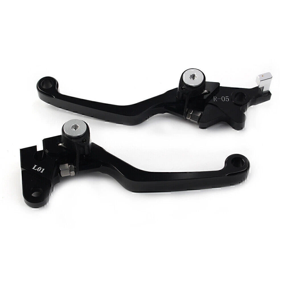 Black CNC Pivot Brake Clutch Levers for Honda XR250 XR400 (1995-2007)