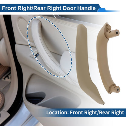 Front Driver Side Inner Door Panel Handle for BMW X3 F25 (2010-2016) Beige