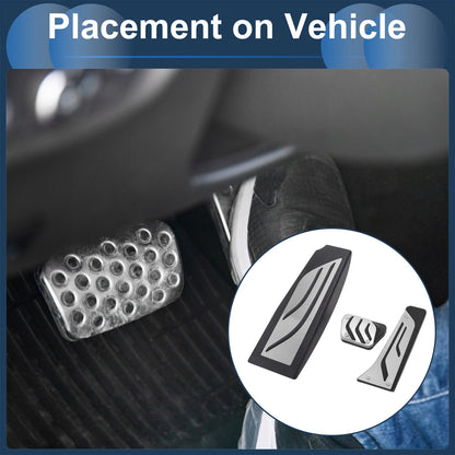 3 x Automatic Foot Accelerator Pedal Covers for BMW 5 Series E60 E61 (2004-2010)