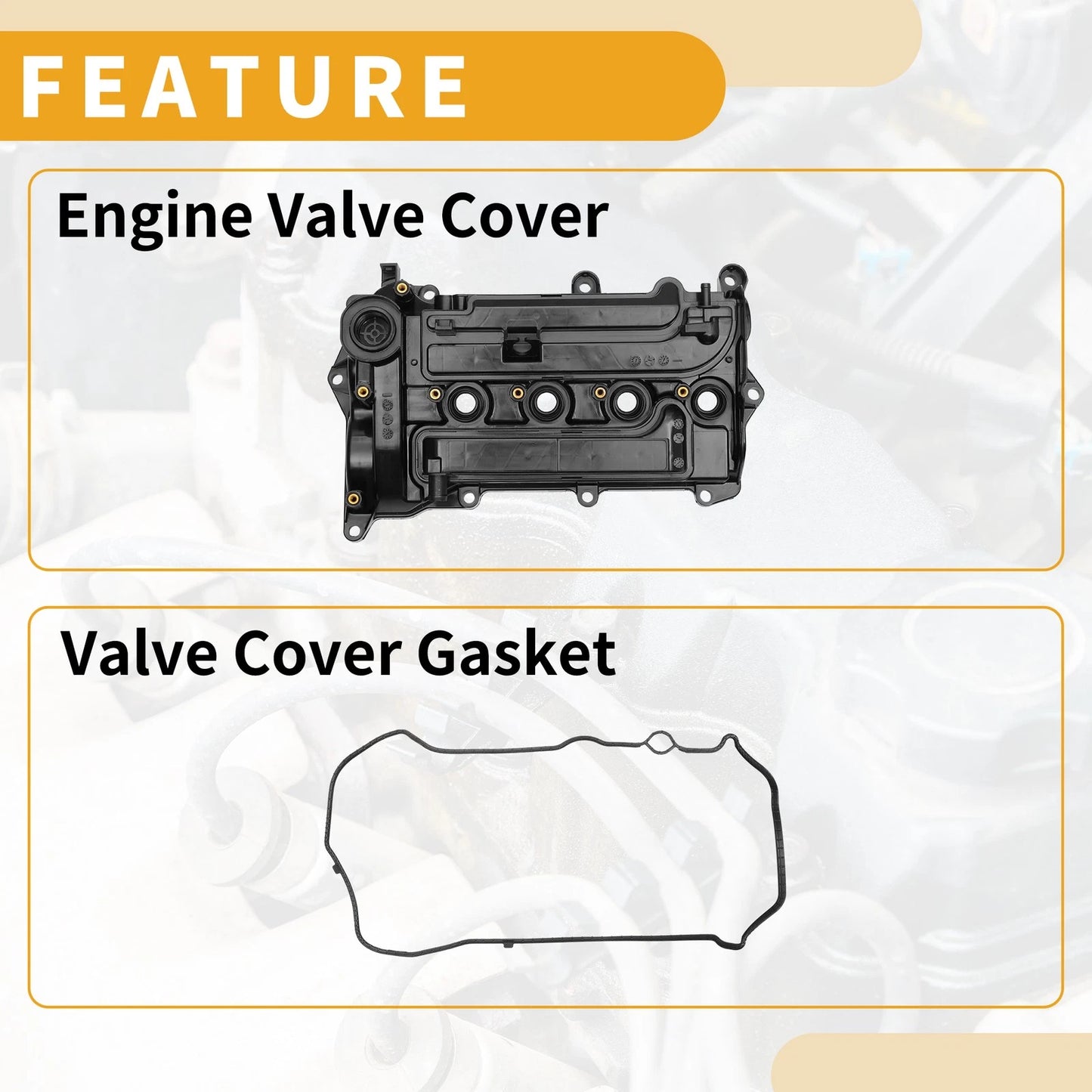 Engine Valve Cover Gasket for Honda Accord (2018-2024) 1 Set