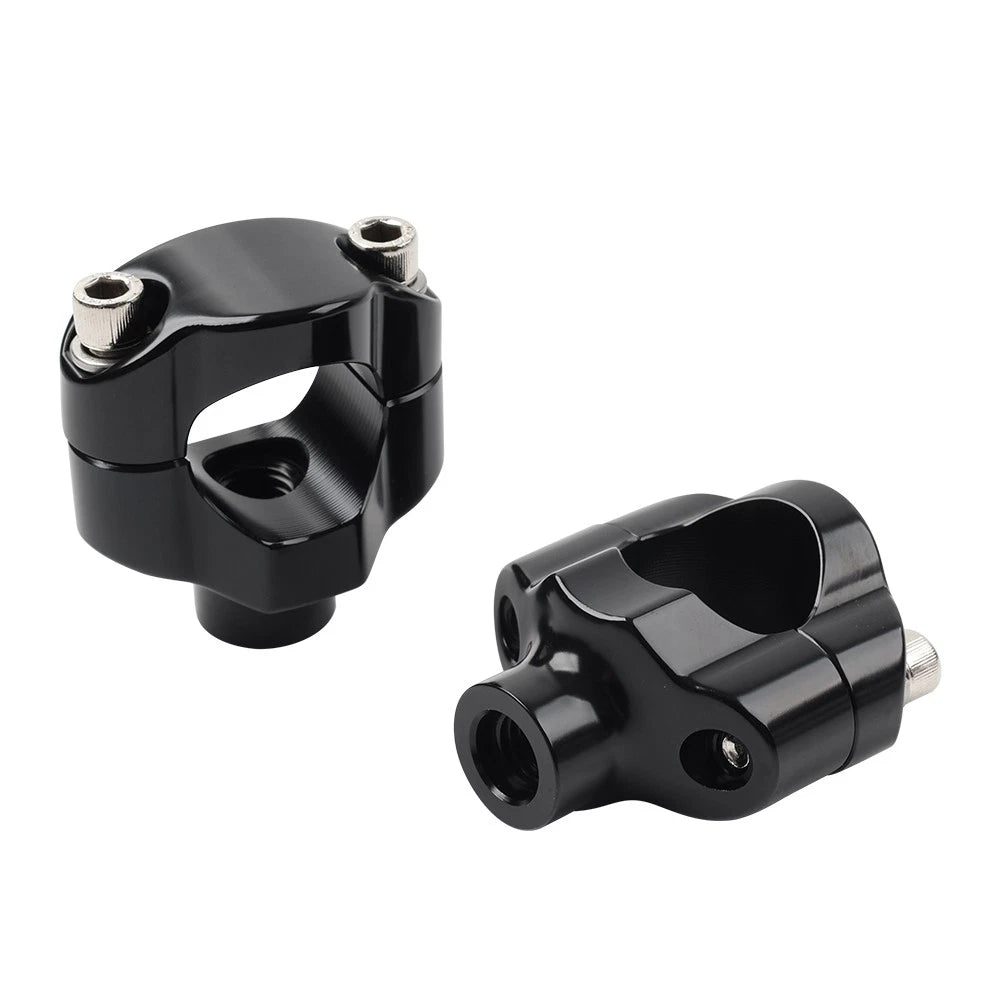 1.25" Handlebar Risers for Harley Softail FXSTC Custom (2006-Current) Black