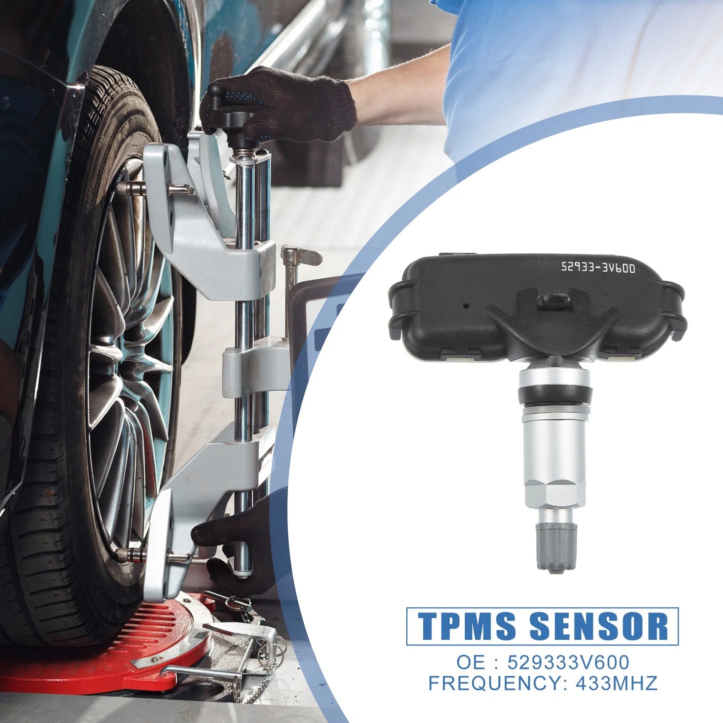 4 x 433MHz Car TPMS Sensors for Hyundai Grandeur (2014-2016)