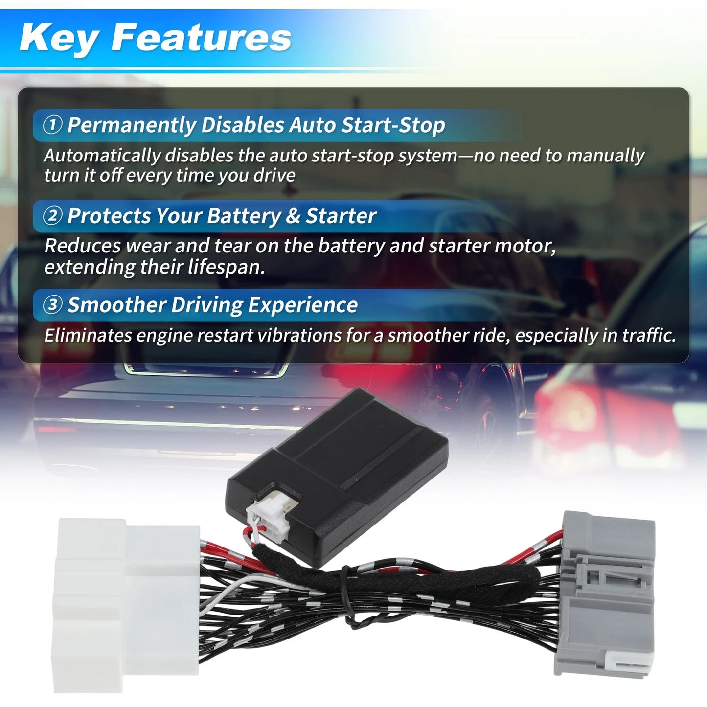 Auto Start Stop Eliminator for Ford Bronco Sport (2021-2024)