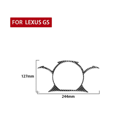 Carbon Fiber Speedometer Frame Cover for Lexus GS300 350 430 450h (2006-2011)