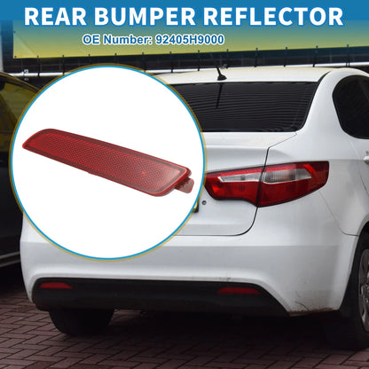 Rear Left Bumper Reflector for Kia Rio Hatchback (2018-2023) Red