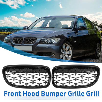 Front Hood Bumper Grille for BMW 335d 328i 335i xDrive E90 (2006-2013)