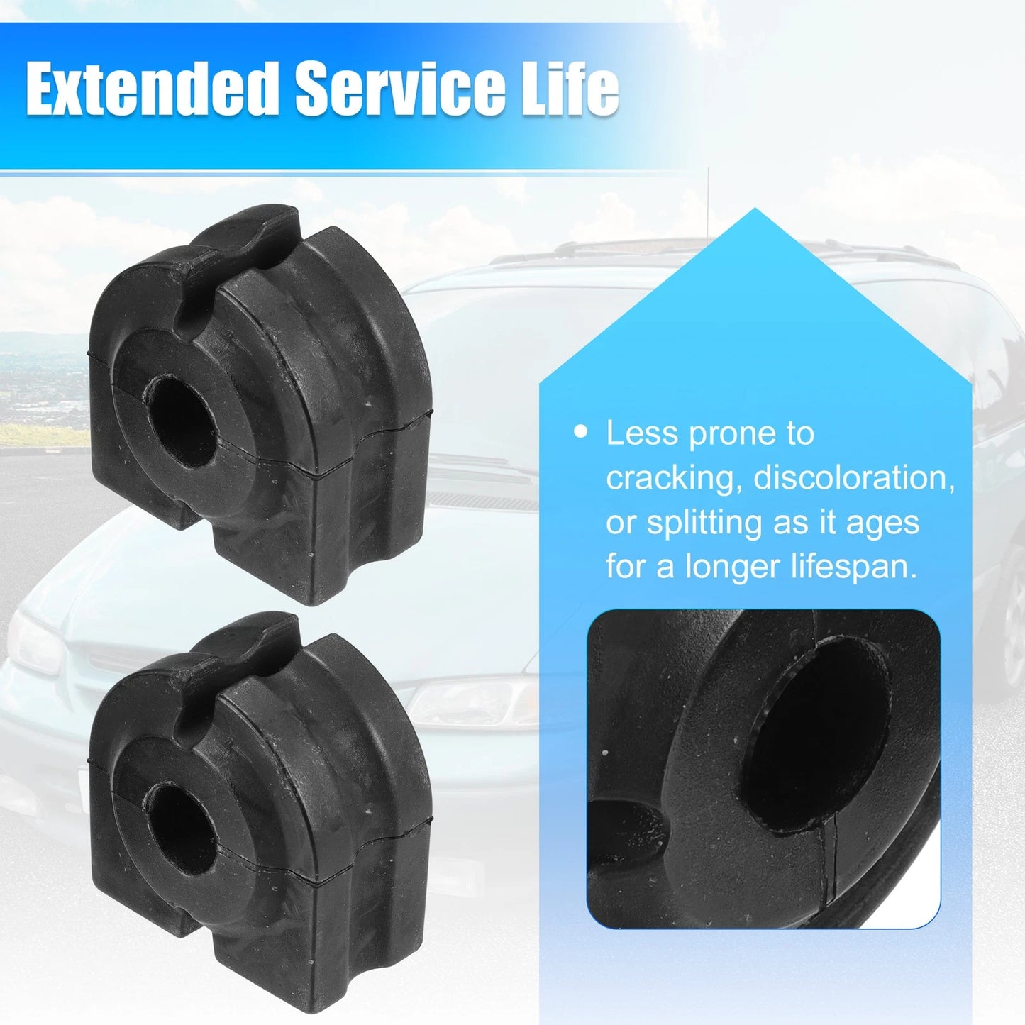 2 x Car Suspension Stabilizer Bar Bushings for BMW 525i (2001-2007)