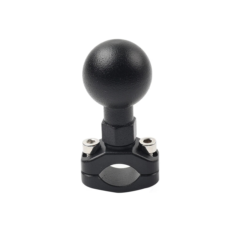 Universal Motorcycle GPS Phone Holder Bracket Clamp Stand - Steel