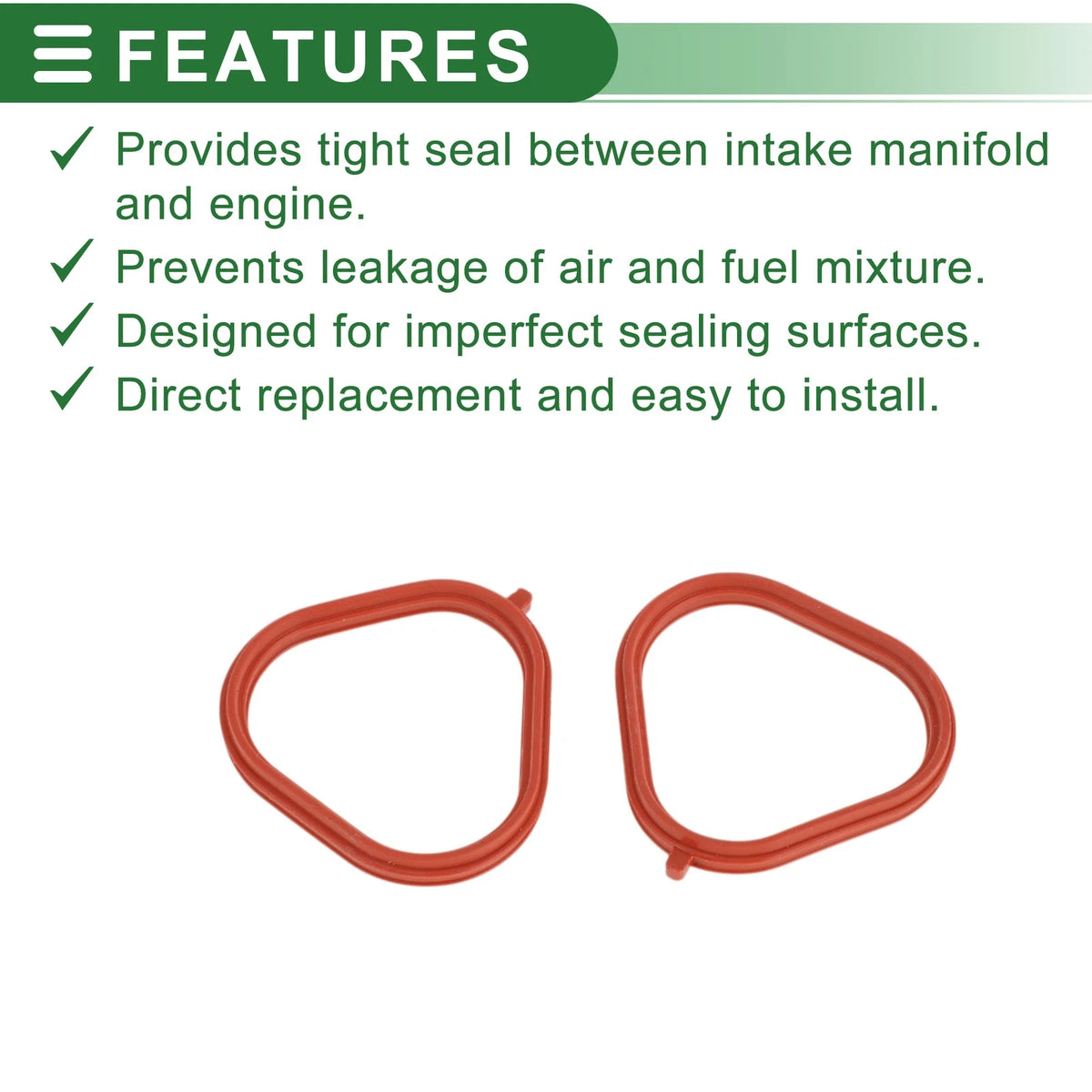 4x Engine Intake Manifold Gasket for Chevrolet Cruze (2009 - 2024)