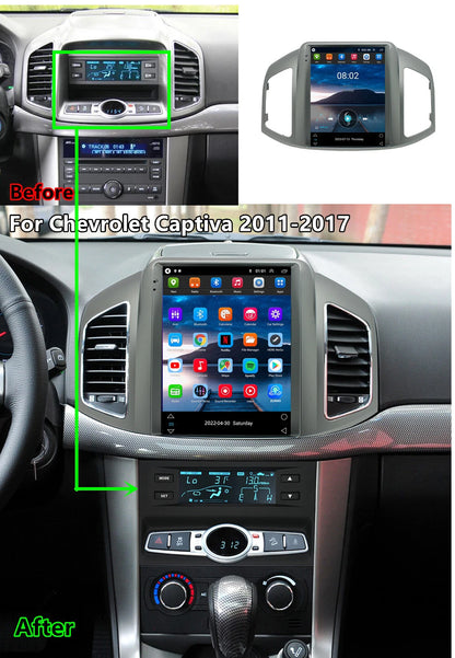 9.7'' Carplay Stereo Radio GPS for Chevrolet Captiva (2011-2017)