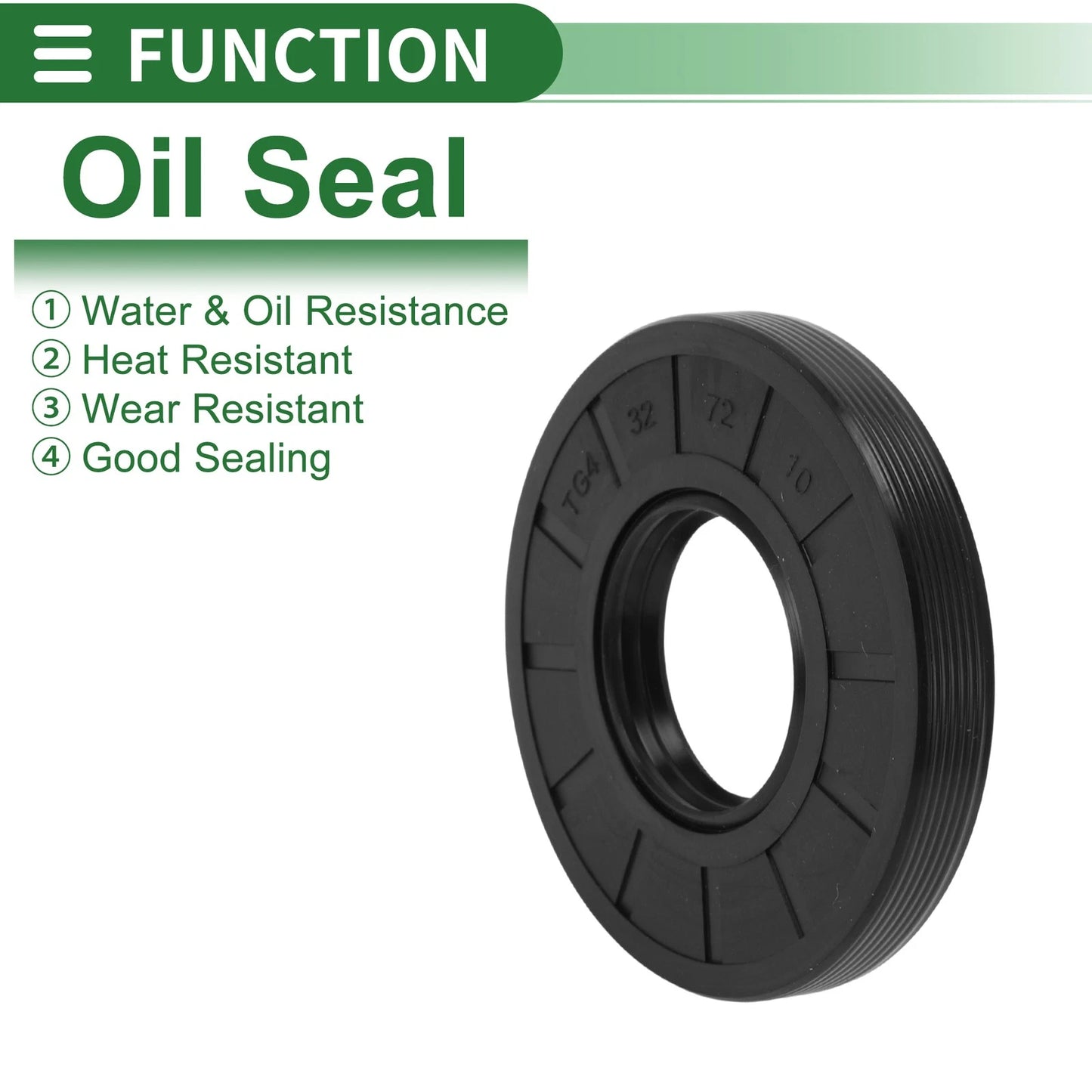 Oil Seal / 32x72x10mm / Rotary Shaft Seal NBR Rubber for Car
