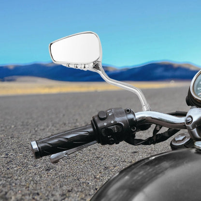 Rearview Mirrors 8mm Street Bike Cruiser Scooter Motorcycle Skull Hand Claw