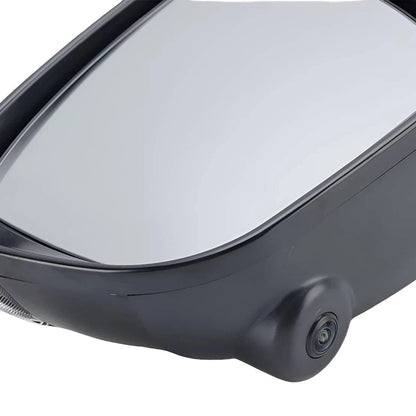 Electric Door Wing Mirror Black Pair for Nissan Qashqai (2014-2018)