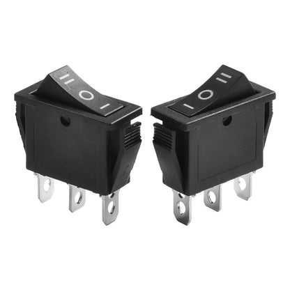 Reliable Rectangular Rocker Switch 3 Position SPDT for Car/Boat Dash