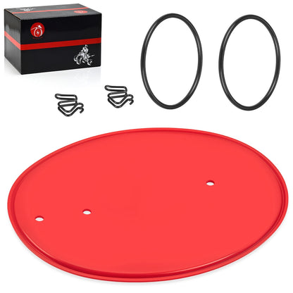 Red Front Number Plate & Clips for Honda Z50R (1979-1987)