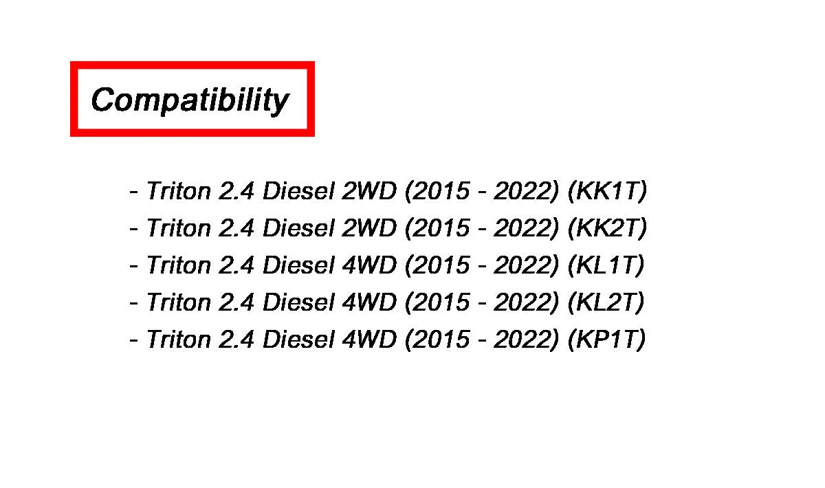 A/C Compressor for Mitsubishi L200 Triton 2.4 Diesel (2015-2022)