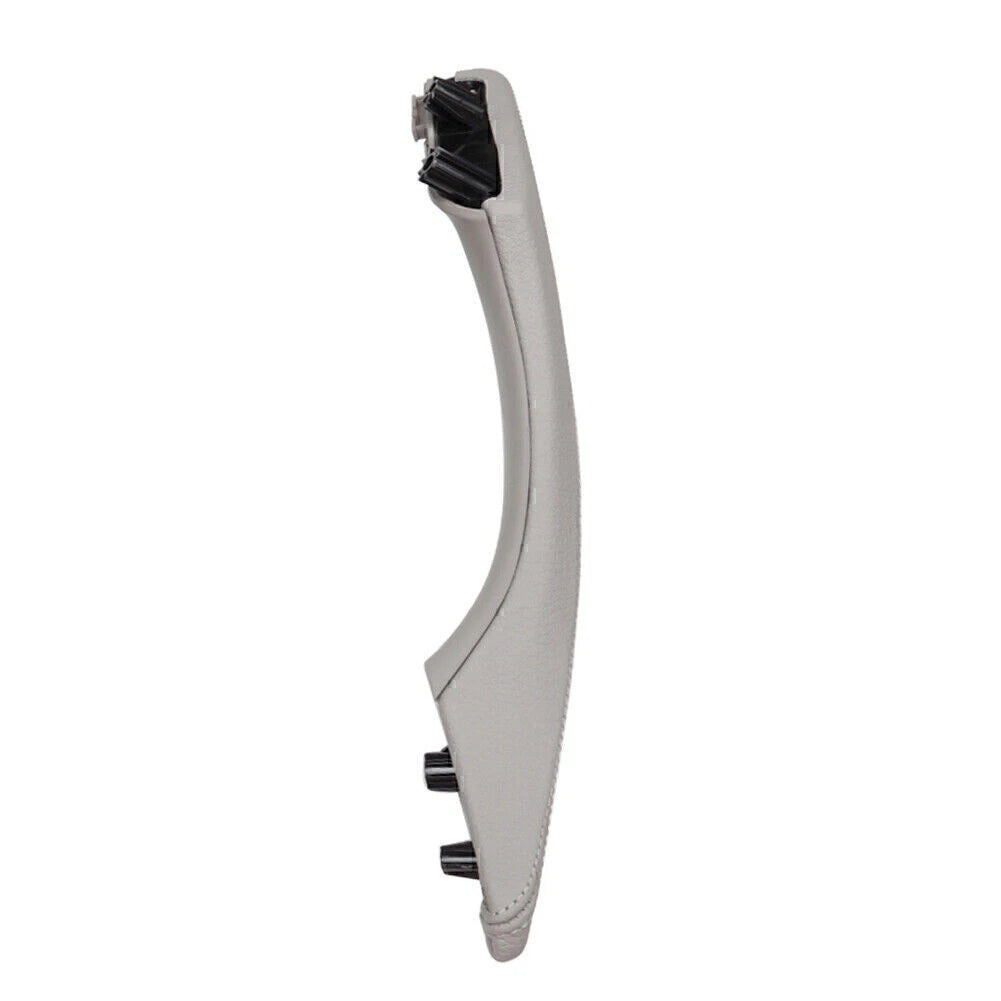 Gray Door Trim Pull Handle Left Side Real Leather for BMW 5 Series (2010-2017)
