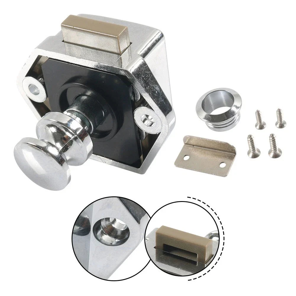 Heavy Duty Keyless Drawer Lock Handle for RV/Car/Boat/Ship Storage