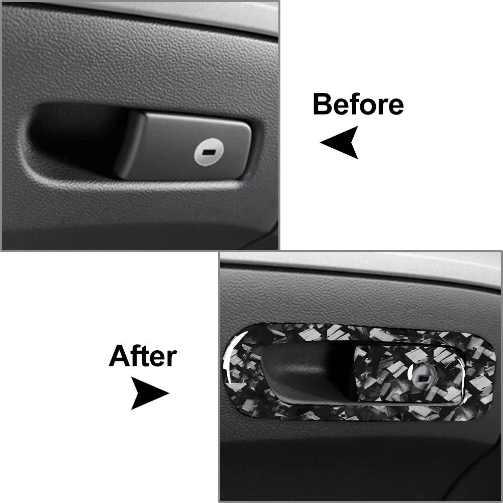 Glove Box Switch Handle Panel Cover Trim for Audi A4 B9, A5, S4, S5, RS4
