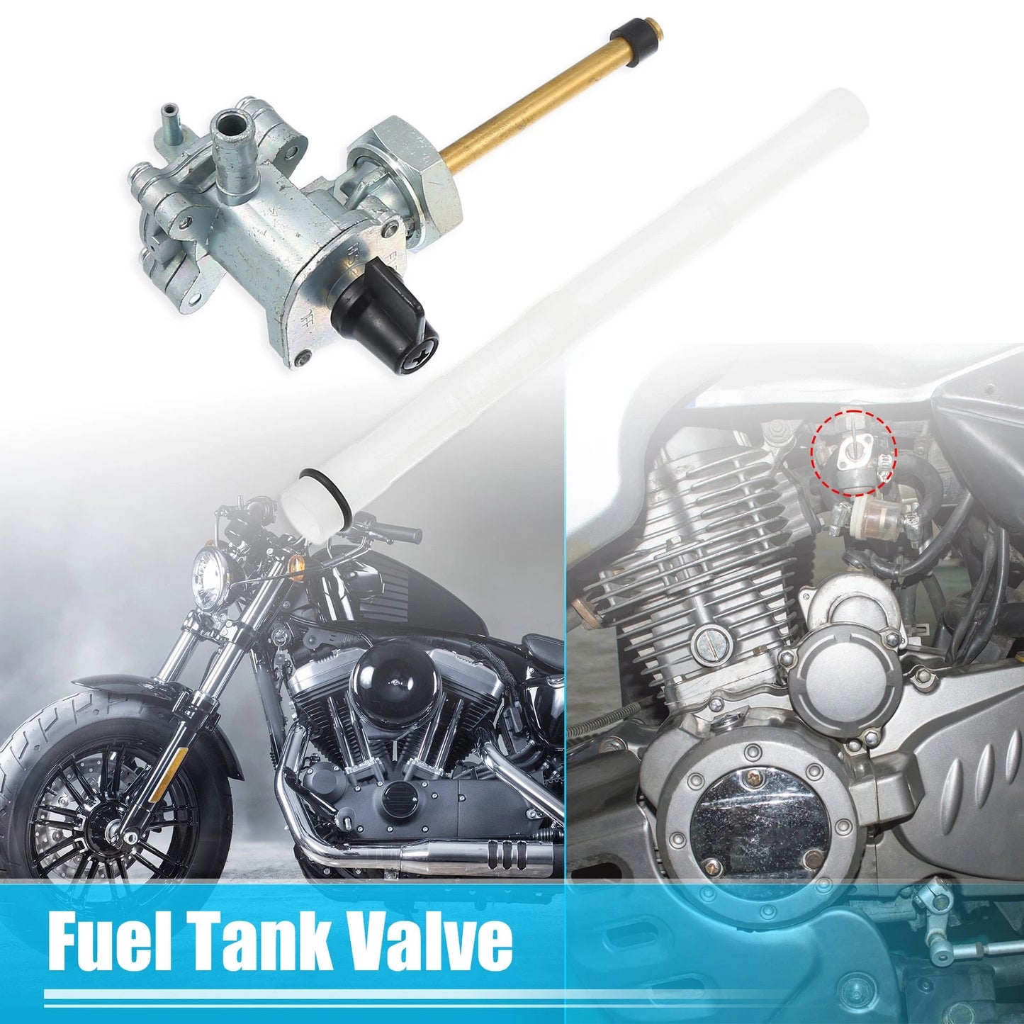 Petcock Fuel Valve Gas Tank Switch for HONDA CB500 (1993–2003)