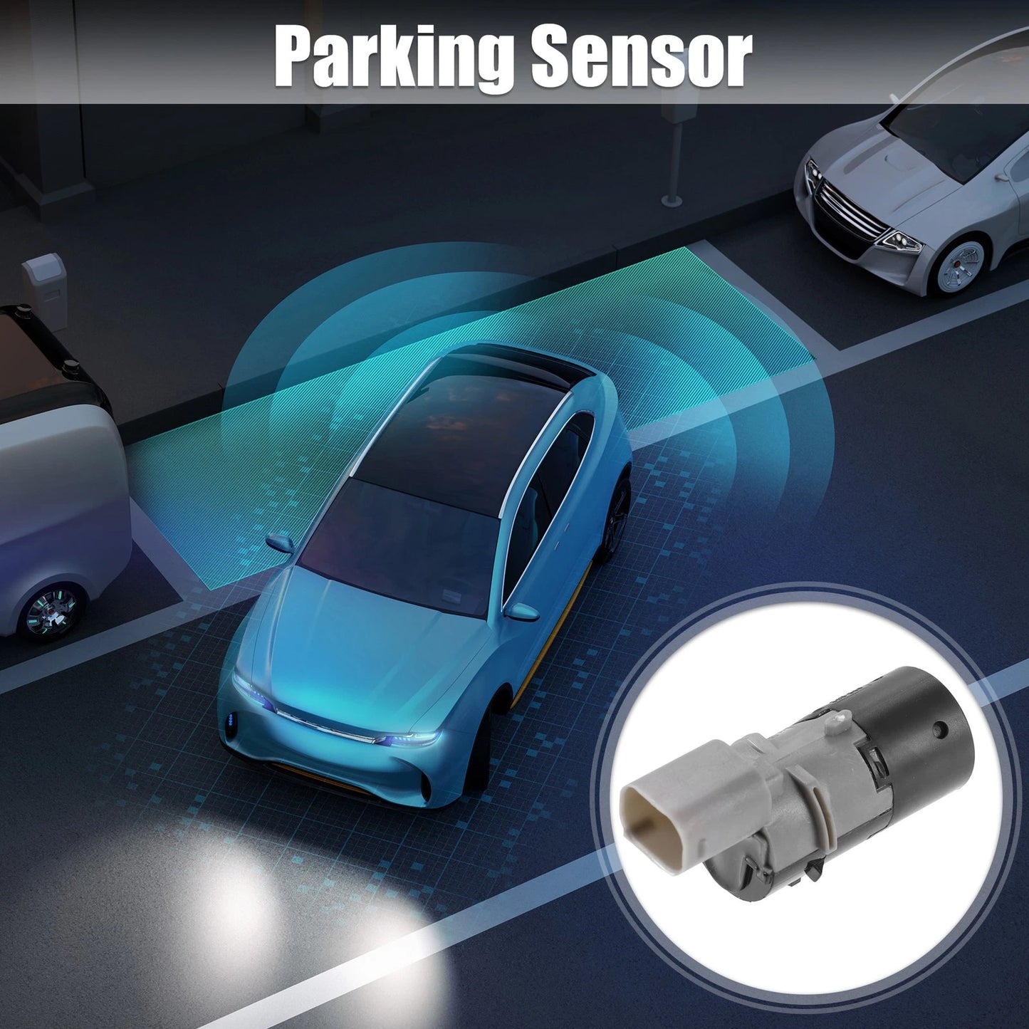 Parking Assist Sensor Set of 4 for BMW 5 Series (2011-2017)