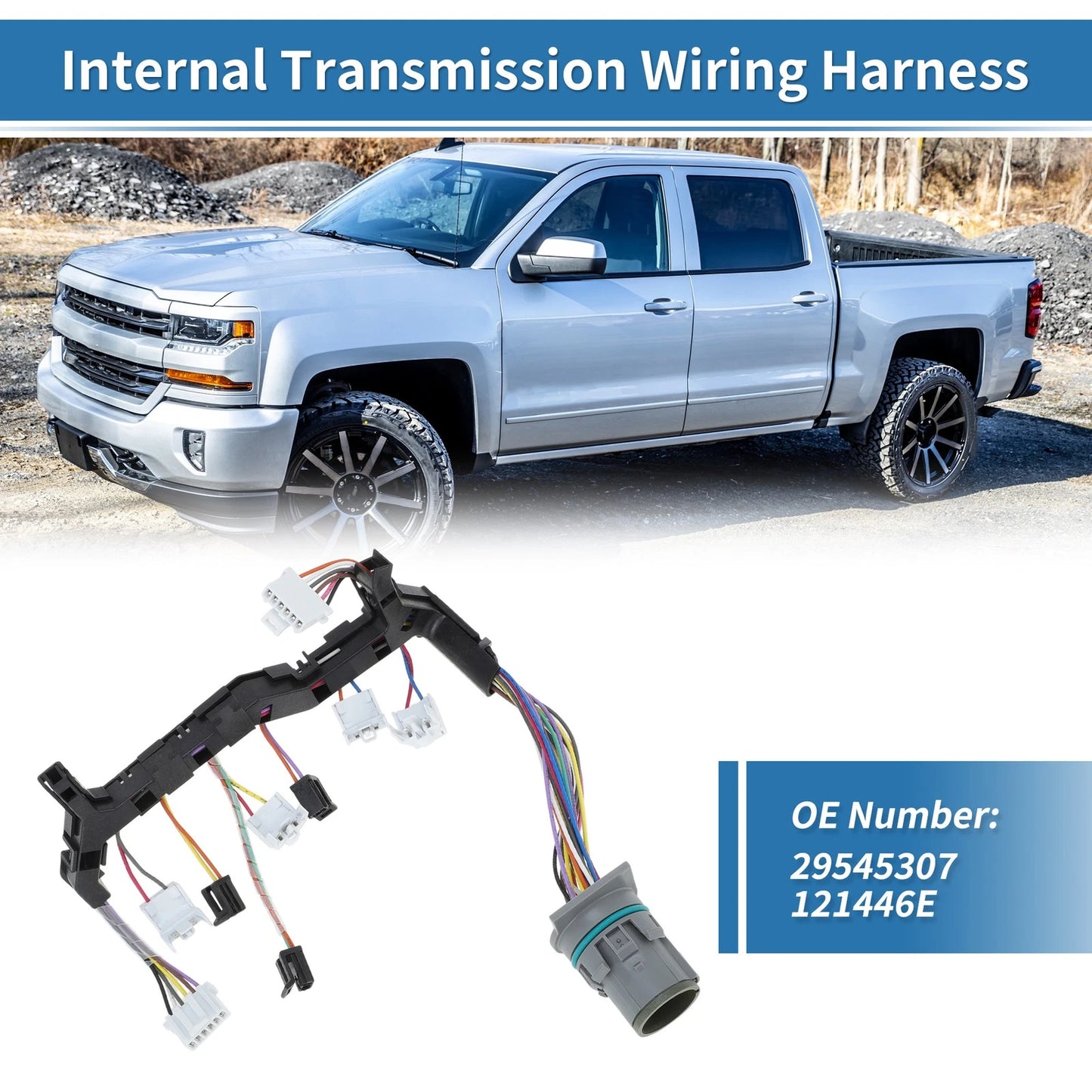 Transmission Wiring Harness for Chevy Silverado 2500 3500 (2011-2019)