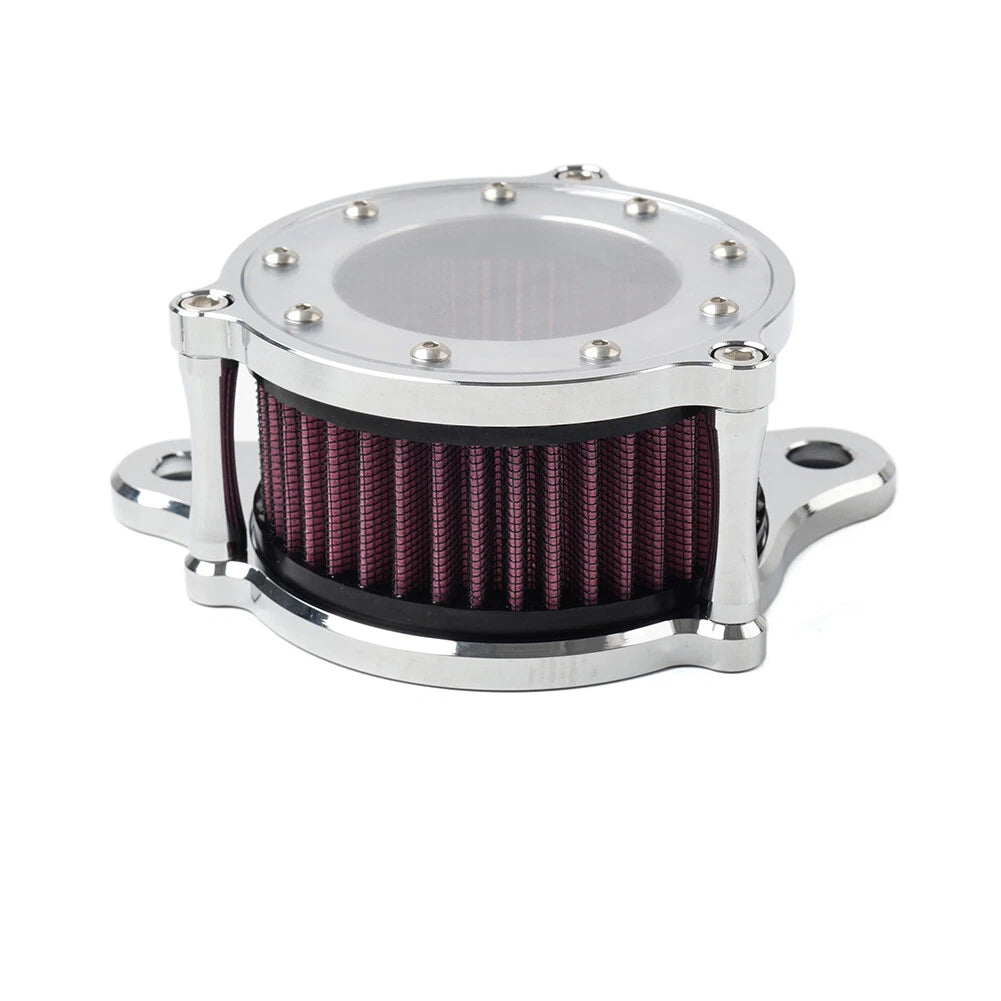Red Air Cleaner Intake Filter Kit for Harley Sportster 1200 XL883 48 (1991-2021)