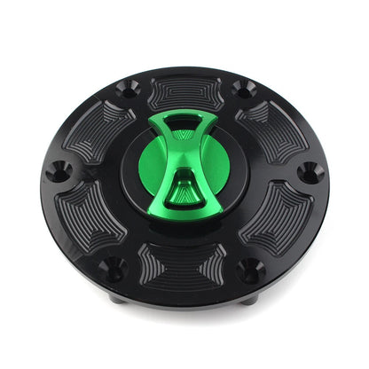 CNC Fuel Tank Cap Green for BMW R1200RT R1200GS R1200R (2013-2019)