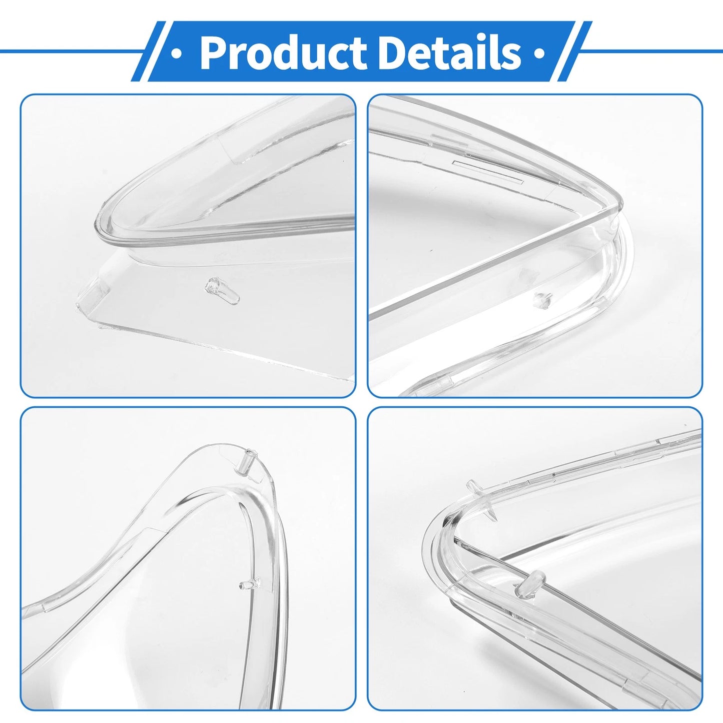 1 Pc Front Right Headlight Lens Cover for BMW 7 Series E65 (2002-2008)