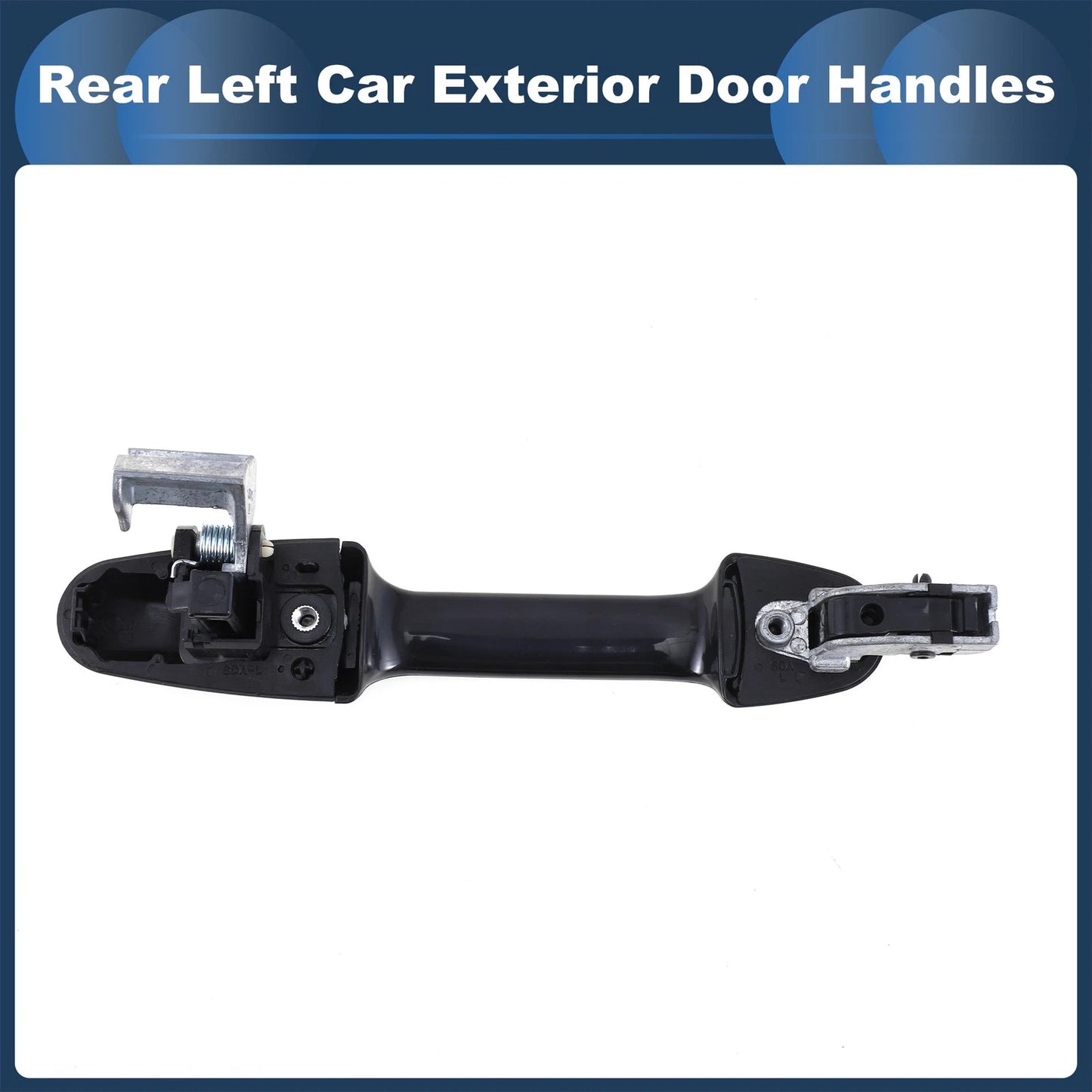 Rear Left Exterior Door Handle for Honda Accord (2003-2007) - Black