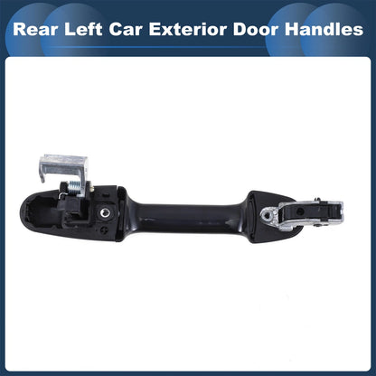 Rear Left Exterior Door Handle for Honda Accord (2003-2007) - Black