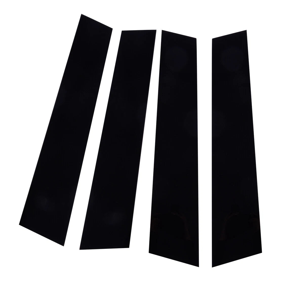 10 x Black Door Pillar Post Covers for Chevrolet Cruze (2011-2015)