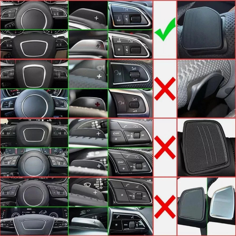 Steering Wheel Shifter Paddle Extensions for Audi A3 A4 A5 A6 A7 A8 S3 S4 S5 S6
