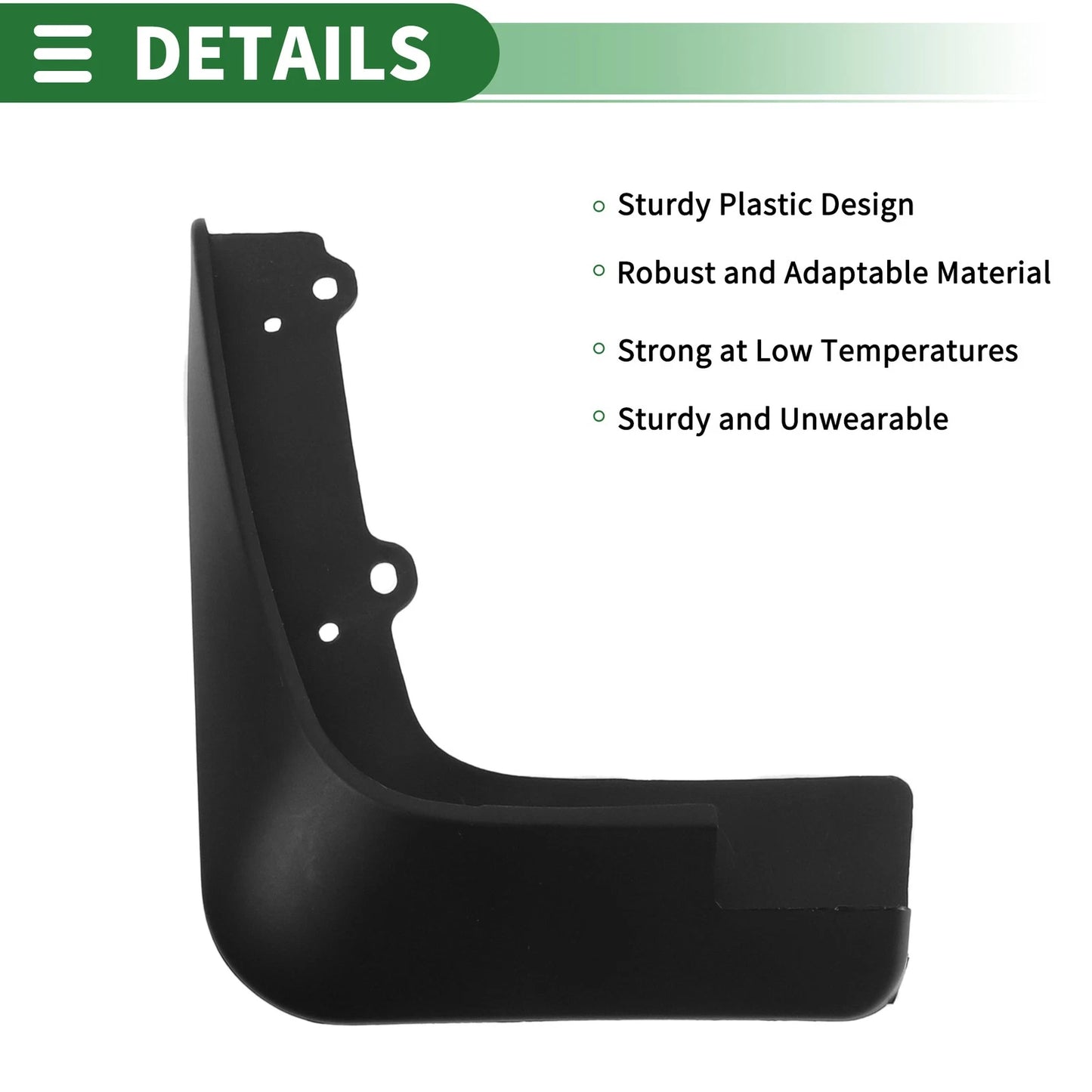 Mud Flaps Splash Guards for Kia Pegas (2017-2024)