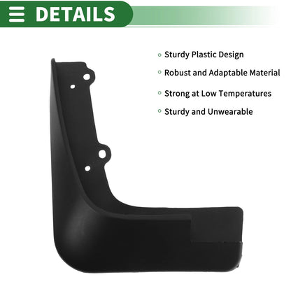 Mud Flaps Splash Guards for Kia Pegas (2017-2024)