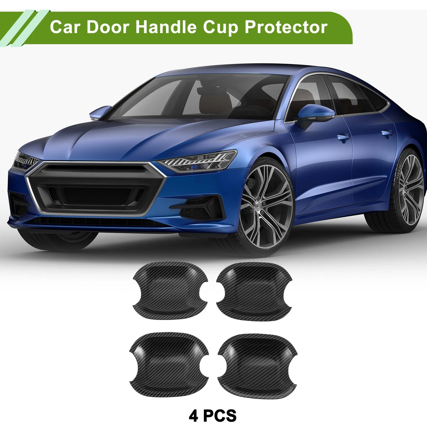 4 x Car Door Handle Cup Protectors for Toyota Highlander, Camry, Avalon