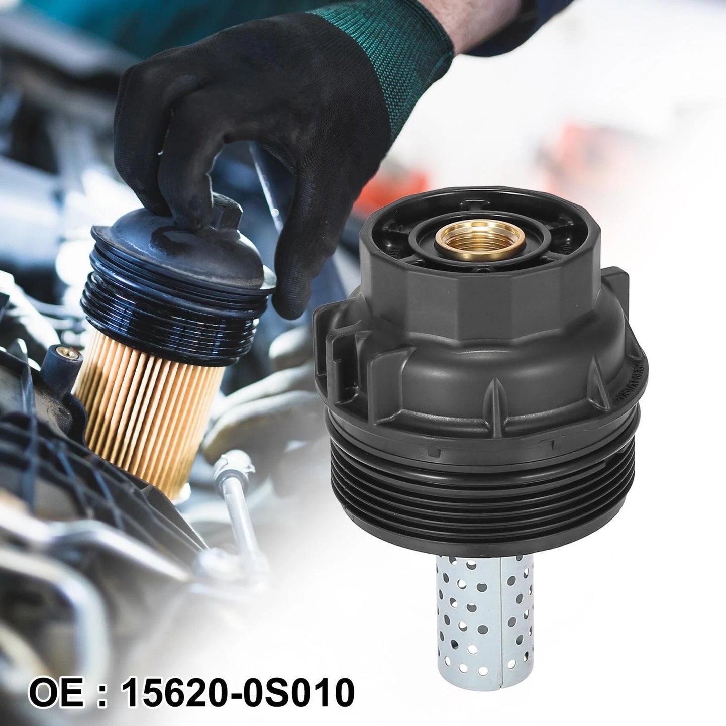 Oil Filter Cap Assembly Housing for Toyota LX570 (2008–2015)