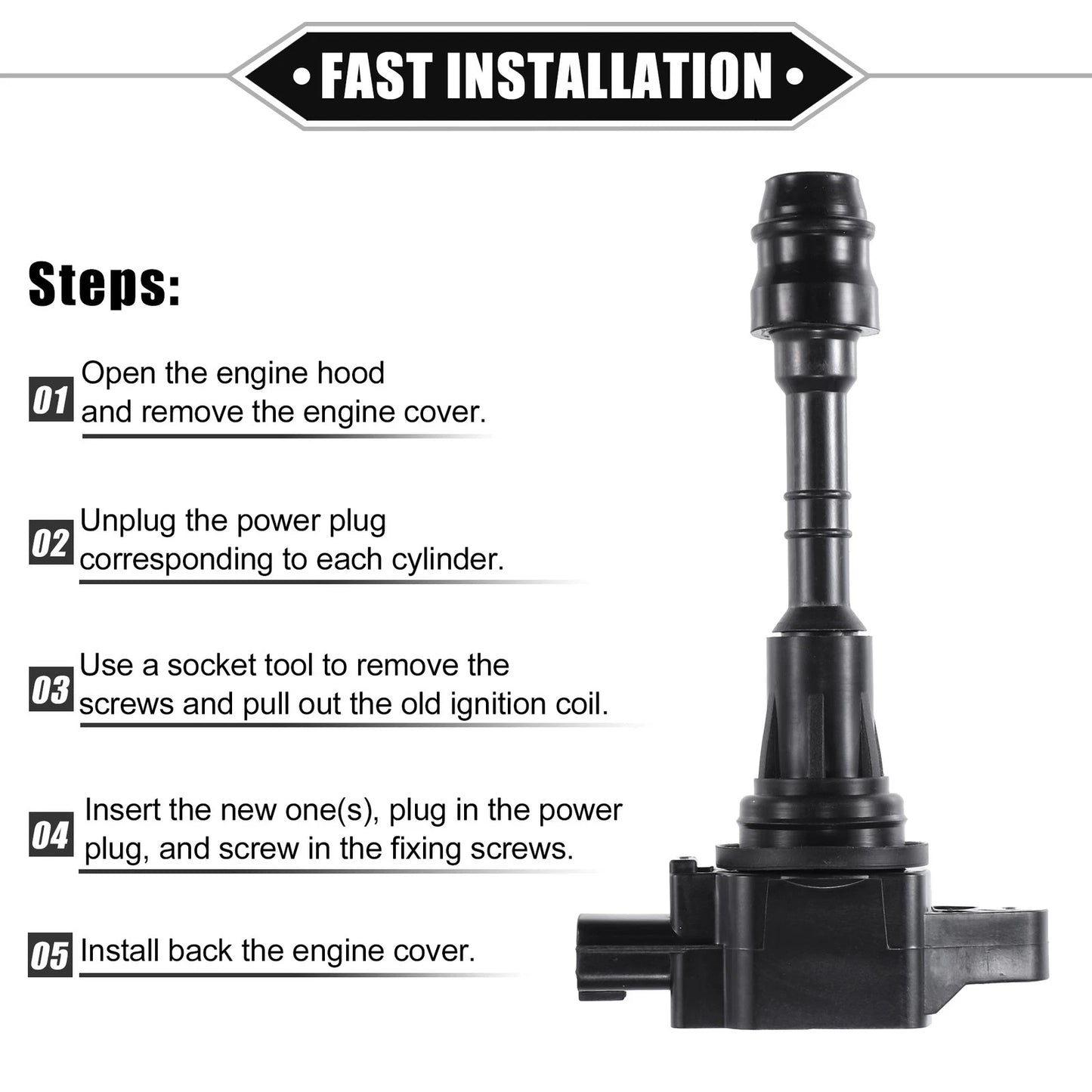 8 x Ignition Coils for Nissan Armada V8 5.6L (2007-2015)
