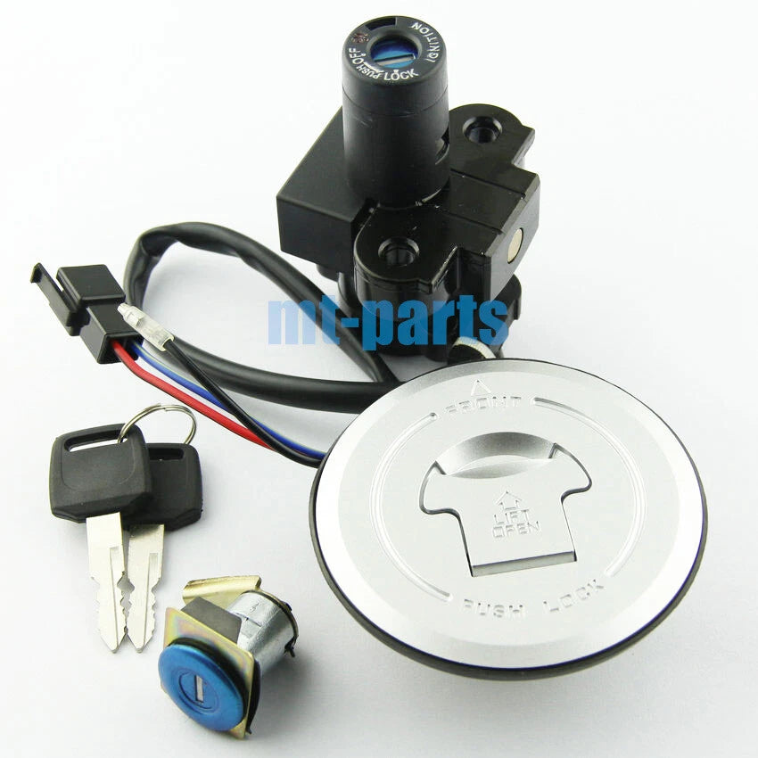 Ignition Key Switch, Fuel Tank Cap, Seat Lock Set for Honda CB600F Hornet (98-02)