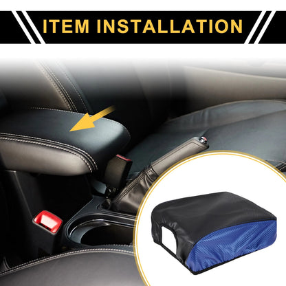 Center Console Lid Armrest Cover for Ford F-150 (2015-2023) - Carbon Fiber
