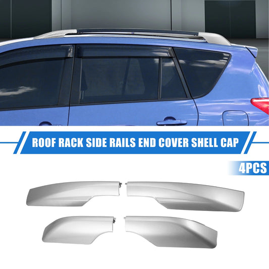 4 x Car Roof Rack Side Rails End Cover for Toyota RAV4 (2006–2012)