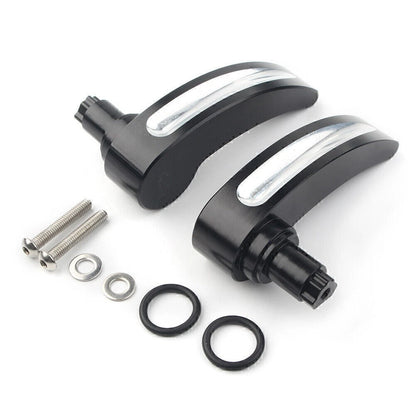 CNC Cut Saddlebag Lid Lifter for Harley Touring Road King (2014-2018) Black