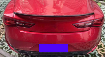 ABS Glossy Black Rear Trunk Spoiler Wing Lip for Infiniti Q60 (2017-2022)