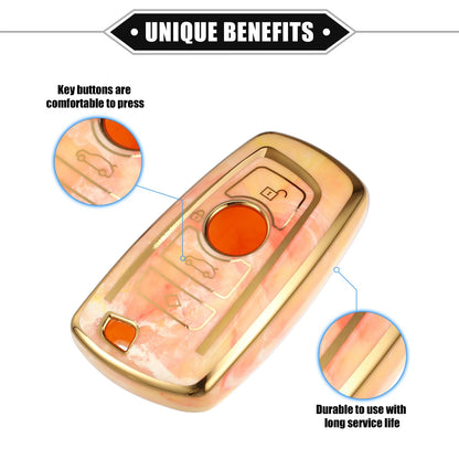 4 Button Remote Key Fob Cover Shell for BMW 2 Series, 3 Series, X4 (2014-2023)