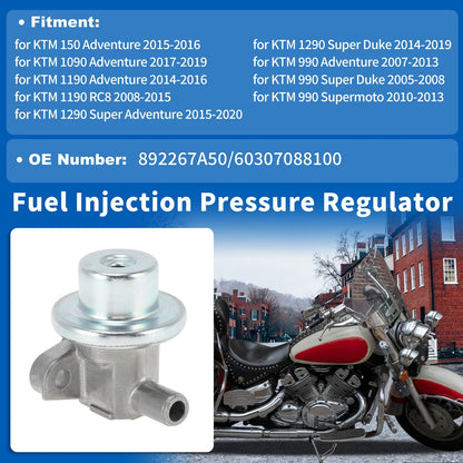 Motorcycle Fuel Pressure Regulator for KTM 150 Adventure (2017–2019)