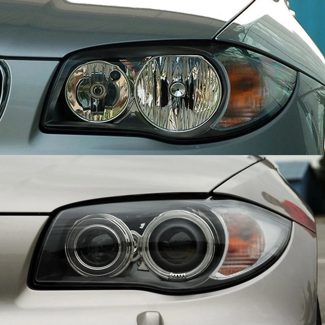 Left Headlight Diffuser Lens Cover for BMW 1 Series E81 E87 E88 (2003-2011)